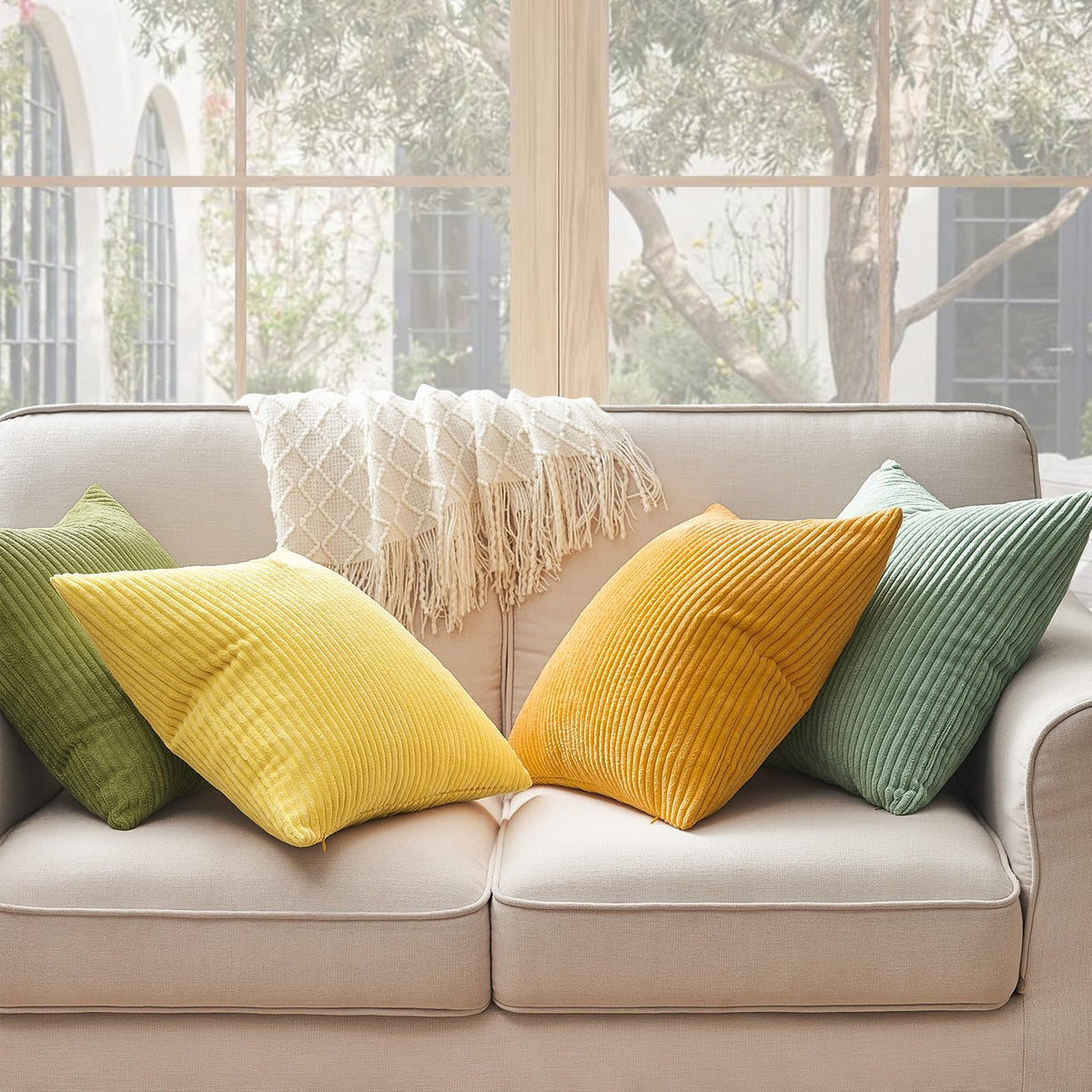 Perfect gift for hosts, friends, or family, versatile for bedrooms or couches.