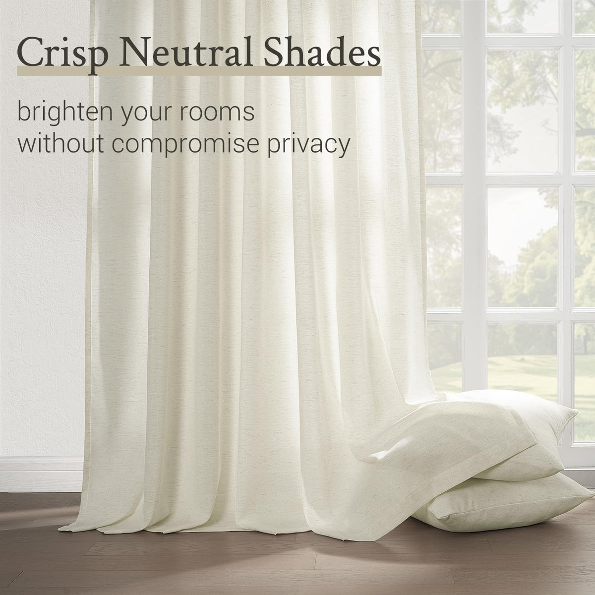 Topfinel semi-sheer panel diffuses daylight while preserving privacy
