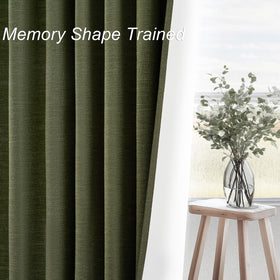 Close view of Topfinel linen texture with slub detailing for a natural decorative touch