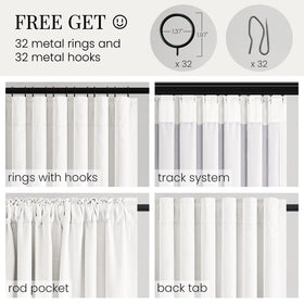 Topfinel tie-back band included for quick, tidy styling