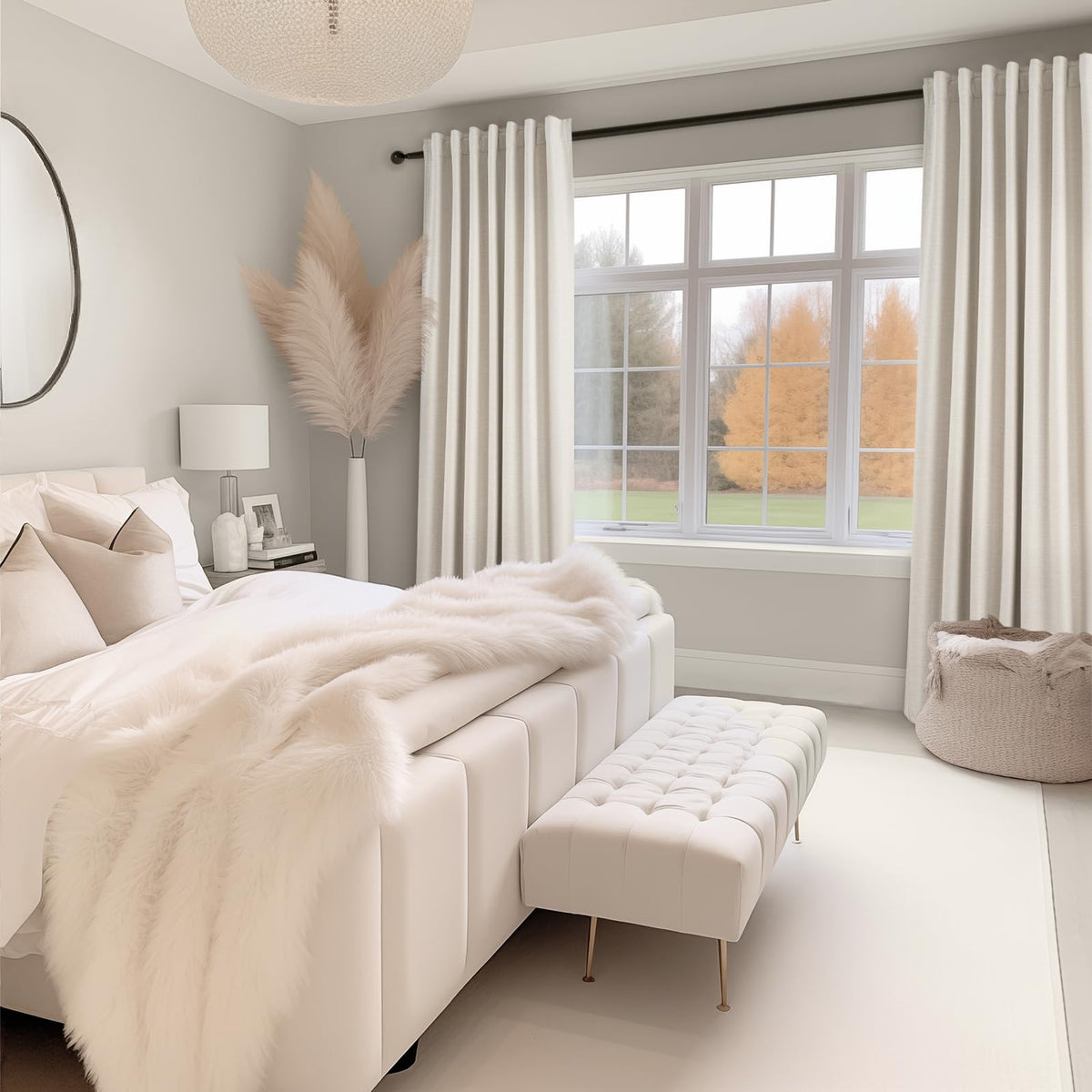 Topfinel two-panel drapes deliver balanced coverage and elegant drape.
