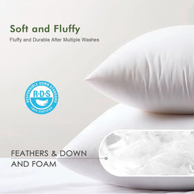 TOPGREEN versatile 18x18 inserts for bed, sofa, and outdoor use