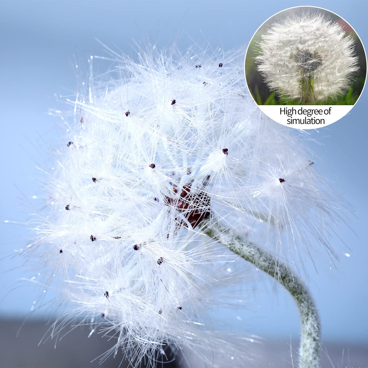 TOPIA dandelion large size 20.5in white stands out