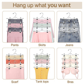 TOPIA HANGER 3-pack shown with jeans and skirts for reference