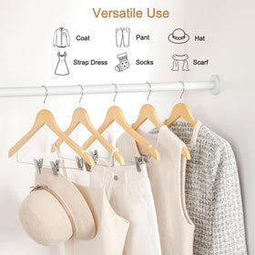 Topia Hanger 360-degree swivel hook for easy garment access from any angle.