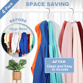 TOPIA HANGER 360° swivel top hook for easy access to items