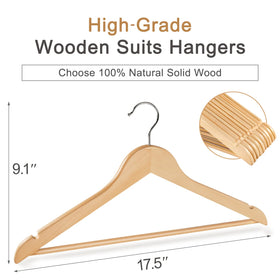 TOPIA HANGER ergonomic shoulder notches support strap garments with care.
