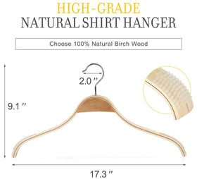 TOPIA HANGER Non-Slip Rubber Tips prevent clothes from slipping on delicate fabrics.
