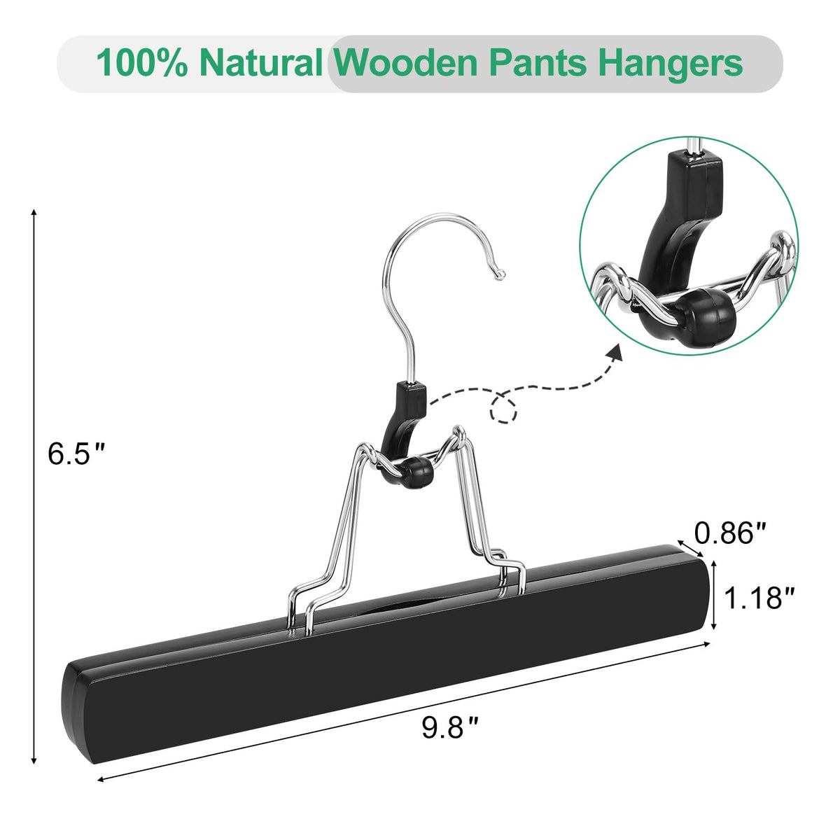 TOPIA HANGER non-slip hanger with felt liner prevents slips and keeps clothes in place.