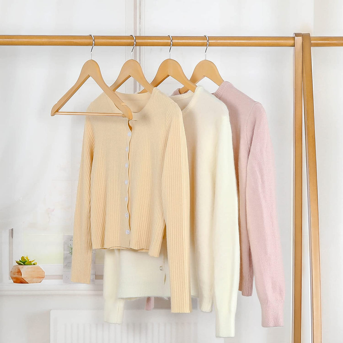 TOPIA HANGER 30-pack box ideal for closet upgrades and bulk organizing.