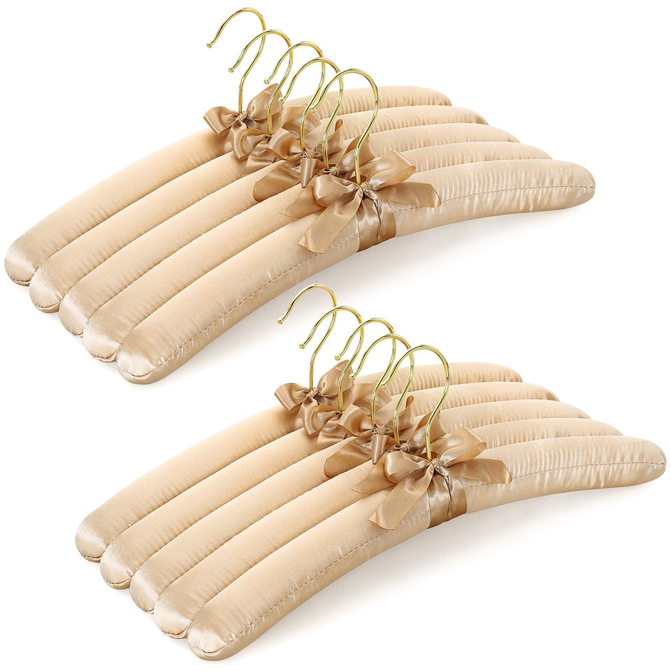 TOPIA HANGER padded hanger with foam padding protects shoulders and preserves shape.