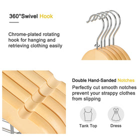 Topia Hanger rubber-padded clips grip pants without leaving marks.