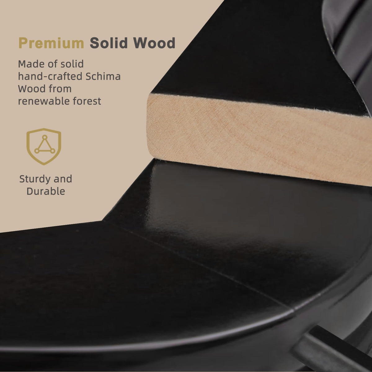 TOPIA HANGER smooth polished finish protects fabrics from scratches.