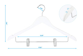 TOPIA HANGER space-saving design frees closet room for outfits you love.