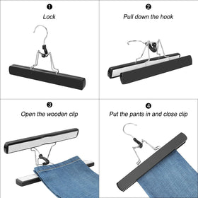 TOPIA HANGER space-saving design keeps clothes off the floor and organized.