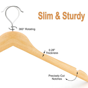 TOPIA HANGER durable wood hanger suitable for coats and jackets