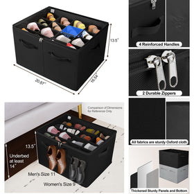 Topia Home transparent lid offers quick visibility while keeping dust out.