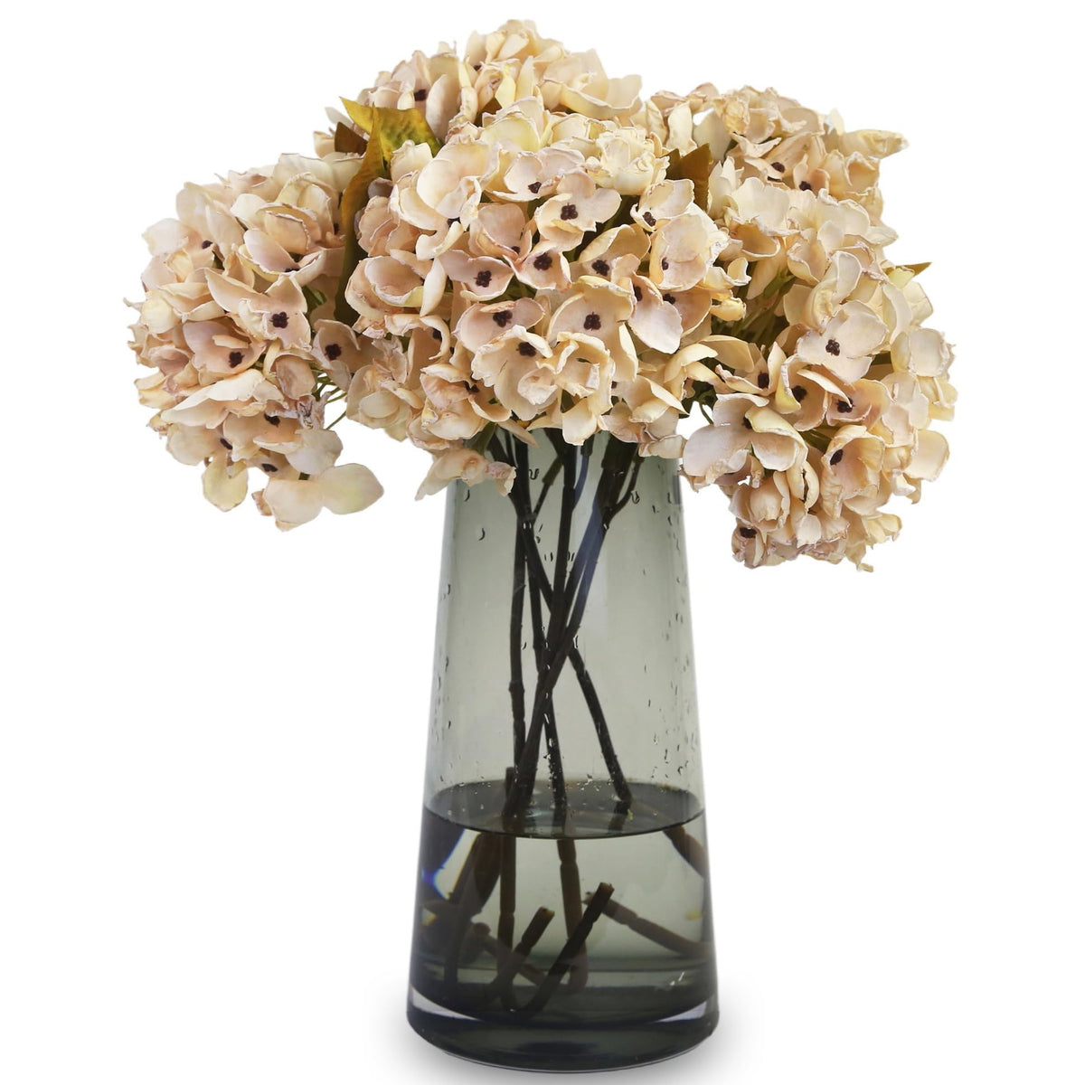 TOPIA Silk Fall Flowers cream white bouquet for elegant home decor