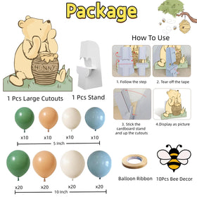 TopJianyu neutral balloons provide a soft, cohesive party color palette.
