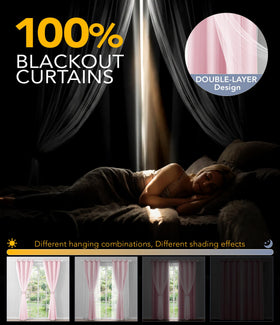 TopNaps curtains shown with tie-backs for adjustable daytime looks