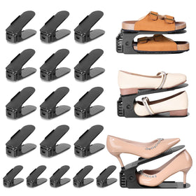 TOPNEW closet-friendly rack keeps shoes accessible and tidy.