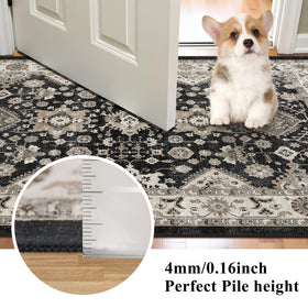 Topruug durable polyester entry rug withstands daily use and stains.