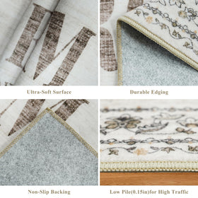 TOPRUUG flat-lying design resists curling for a neat floor look.