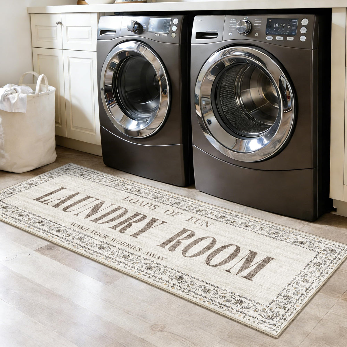 TOPRUUG washable fabric simplifies cleaning in busy household laundry areas.