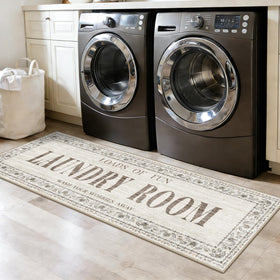 TOPRUUG washable fabric simplifies cleaning in busy household laundry areas.