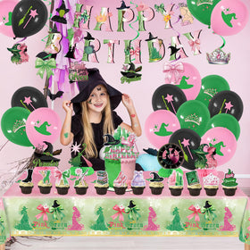 Topthy balloons feature witch and star designs for festive color.