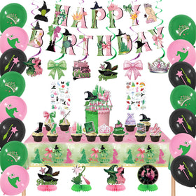 Topthy Witch Birthday Banner adds magical flair to photos and cake display.