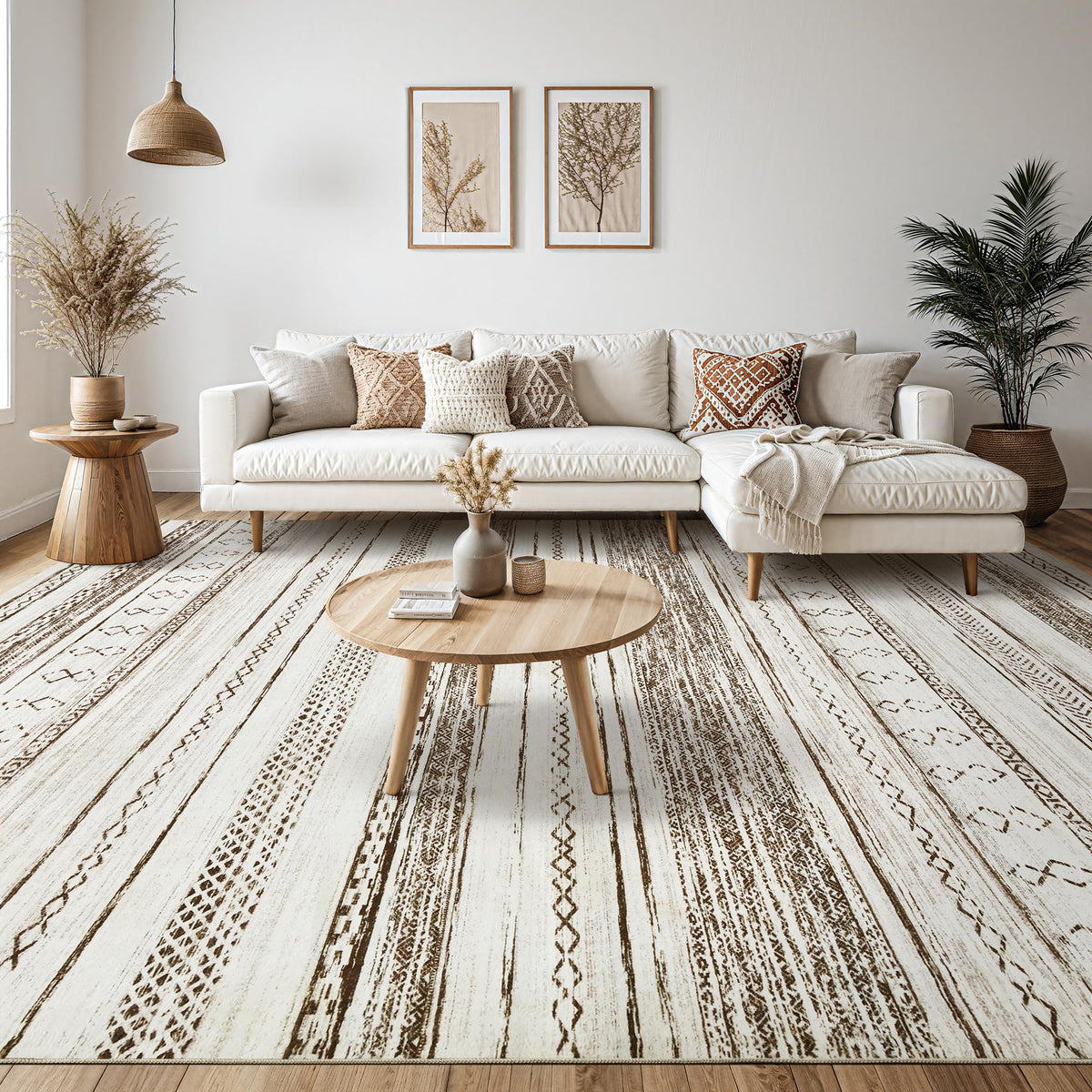 Tortania boho Moroccan pattern adds global style to any room