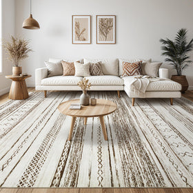 Tortania boho Moroccan pattern adds global style to any room