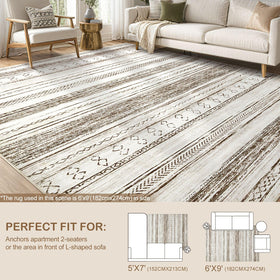 Tortania versatile rug decor for living rooms, bedrooms, offices and dining areas.