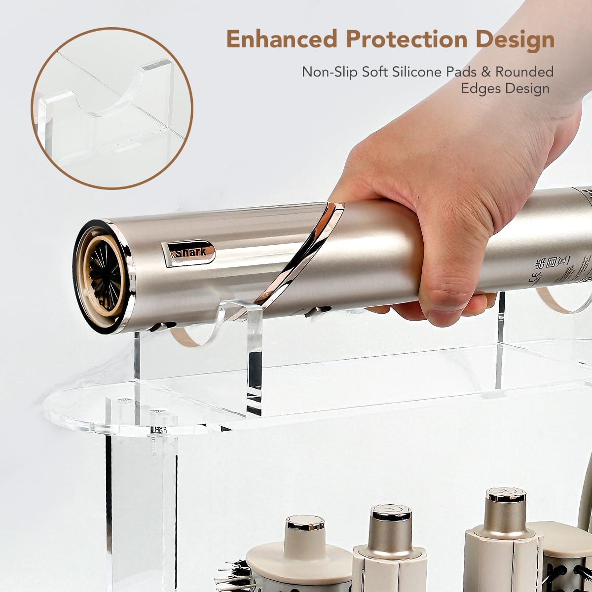 TOSAGE dual cord hangers improve cable management and organization.