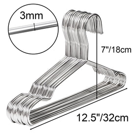 Tosnail kids hanger 12.5 inch hook-cap protects delicate fabrics during daily use.
