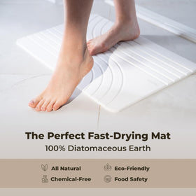 TOSORO easy-clean diatomite mat designed for long-lasting durability.