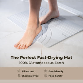 TOSORO Stone Bath Mat easy-clean durability supports long-term use in busy homes.
