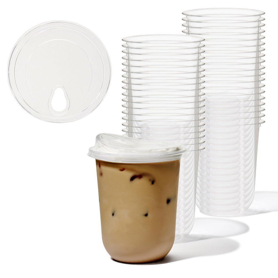 TOSSWARE Natural Arc 16oz cup close-up, BPA-free and party-ready for eco-friendly entertaining