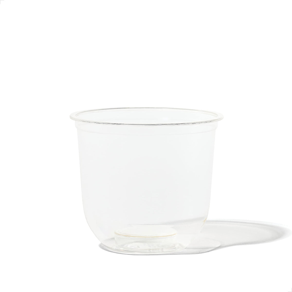 TOSSWARE Natural Arc close-up shows plant-based PLA durability for cold drinks.