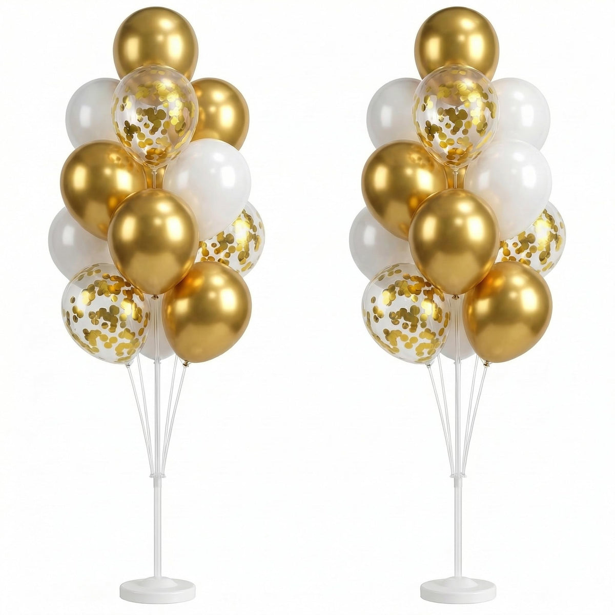 Tosuced Balloon Column Kit 2 base poles enabling stable indoor-outdoor setup