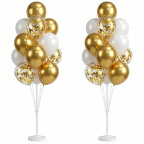Tosuced Balloon Column Kit 2 base poles enabling stable indoor-outdoor setup