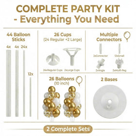 Tosuced Balloon Column Kit 2 royal blue balloons for vibrant celebrations