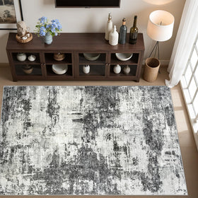 Tosuoka 5x7 non-shedding rug maintains a tidy look