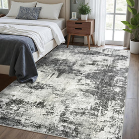 Tosuoka 5x7 rug anti-slip backing keeps the space safe