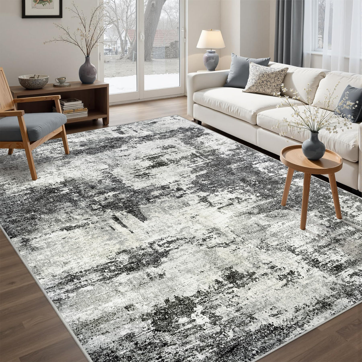 Tosuoka area rug 5x7 with soft texture for cozy feet