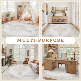 Tosuoka kid and pet friendly rug supports daily play