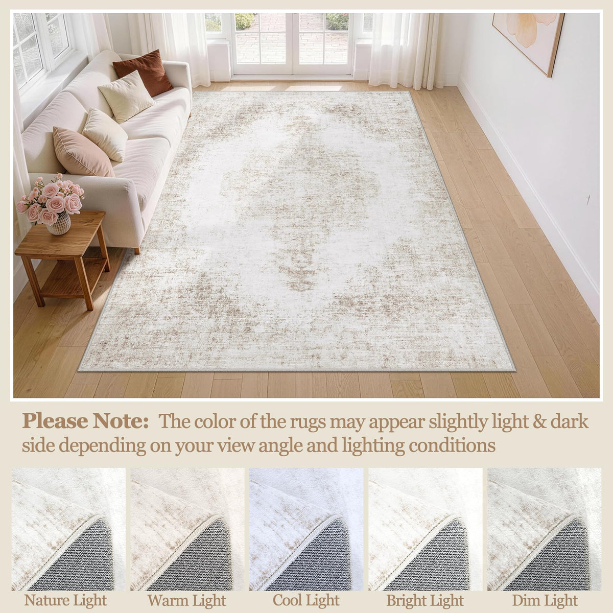 Tosuoka versatile 8x10 rug suits living rooms, bedrooms, offices