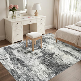 Tosuoka washable 5x7 rug machine washable for easy care
