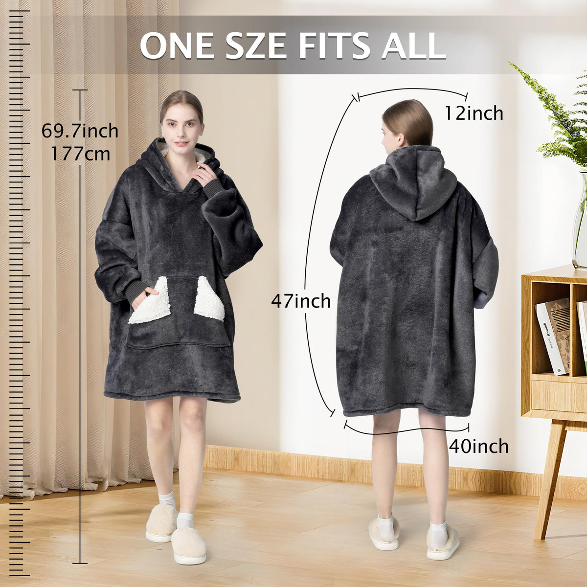 Touchat front pocket design ideal for keeping small items close.